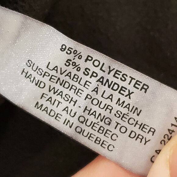 Women’s Ou Empereur Ou Rien Montreal Quebec Sz M Blazer Black Vest Duster Moto - Picture 6 of 8